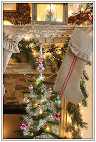 French Farmhouse Vintage Christmas Mantel 2014- From My Front Porch To Yours