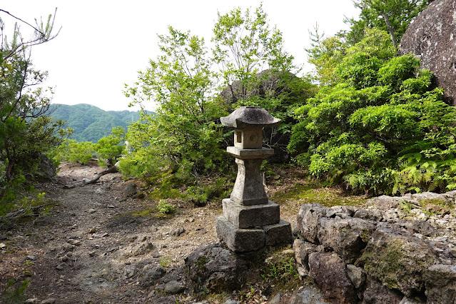 鳥取県西伯郡南部町八金 熊野神社 凝灰角礫岩テラスからの眺望