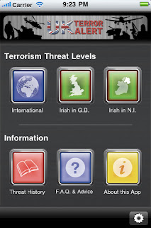 UK Terror Alert - the UK's terrorism threat level monitor iPA Version 1.1