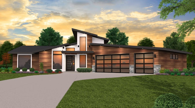 one story contemporary house plans