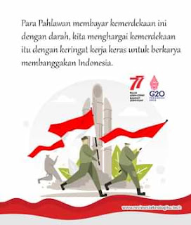 poster ucapan hari pahlawan 2022