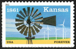 USA (44c) Kansas Statehood 2011