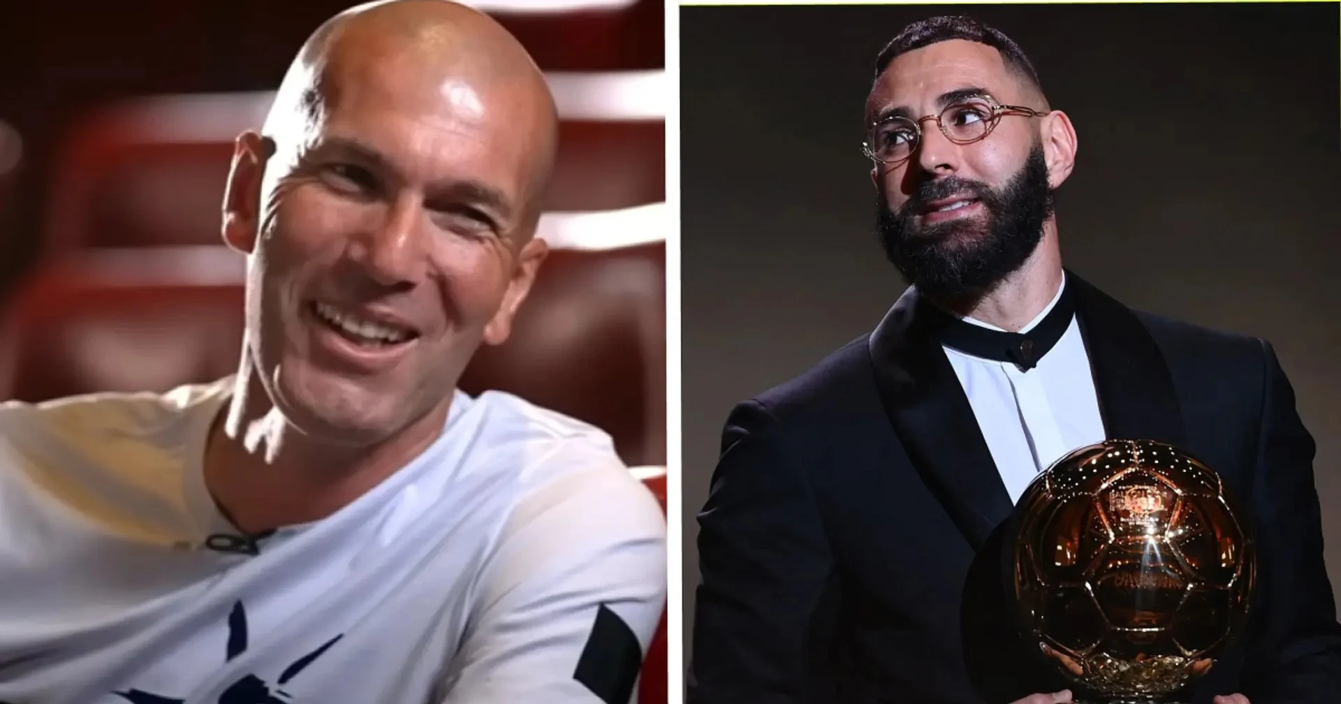 Zidane declares Benzema to be his all-time favorite French striker.