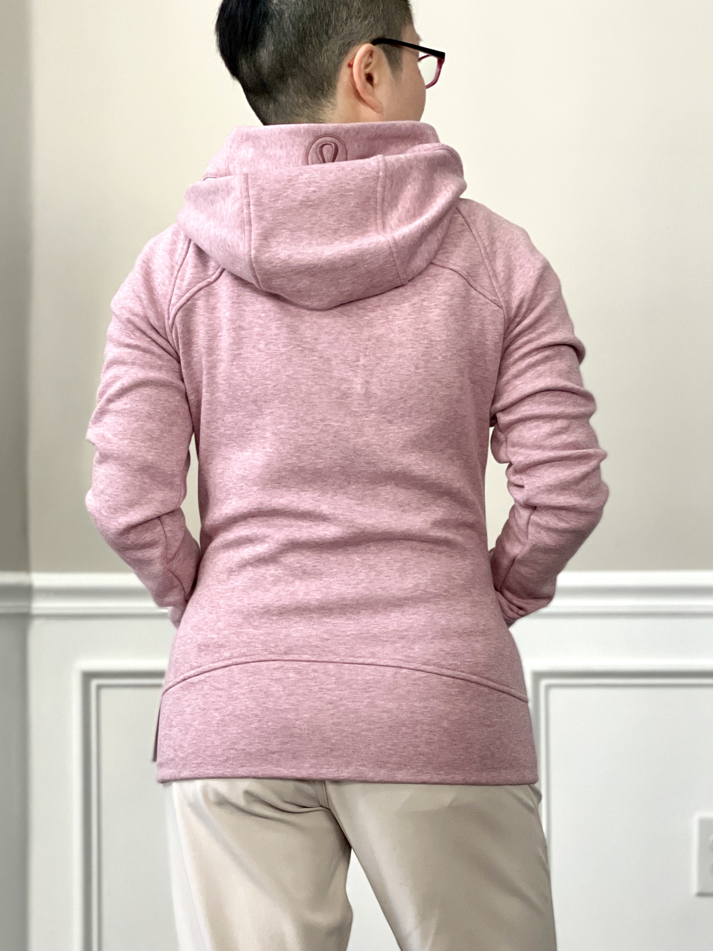 Review! Scuba Hoodie Plush Soft Heathered Cranberry