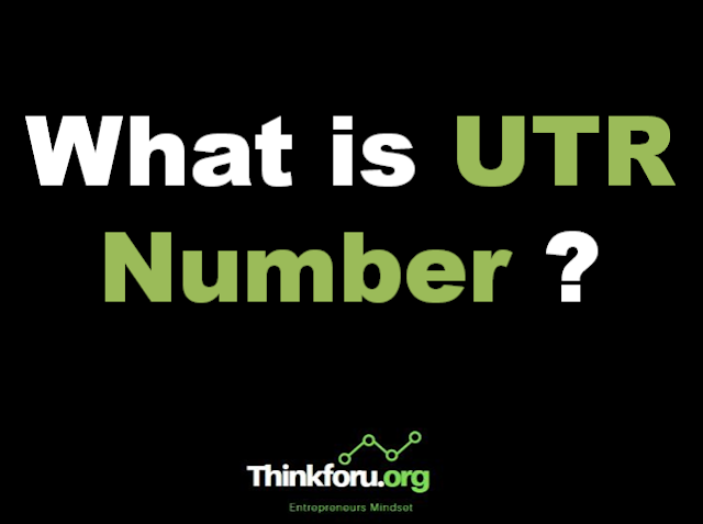 Cover Image Of What is UTR Number ?
