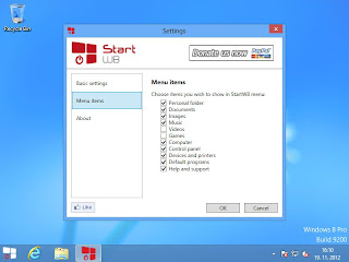 StartW8 - Start Menu untuk Windows 8