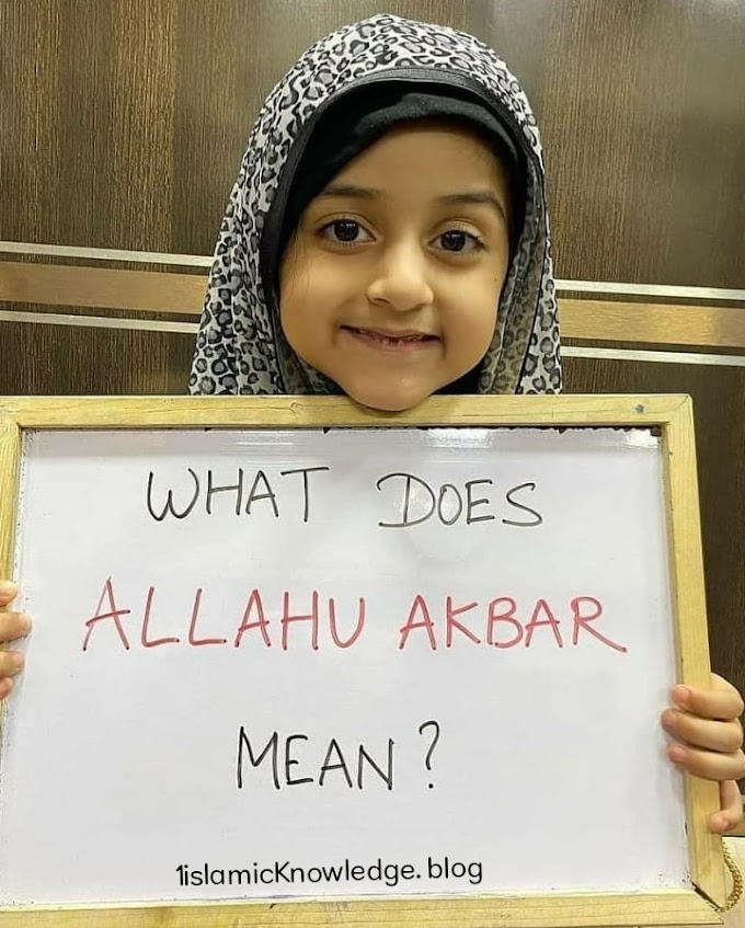 What Does Allahu Akbar Means ? || अल्लाहु अकबर का क्या मतलब है ?