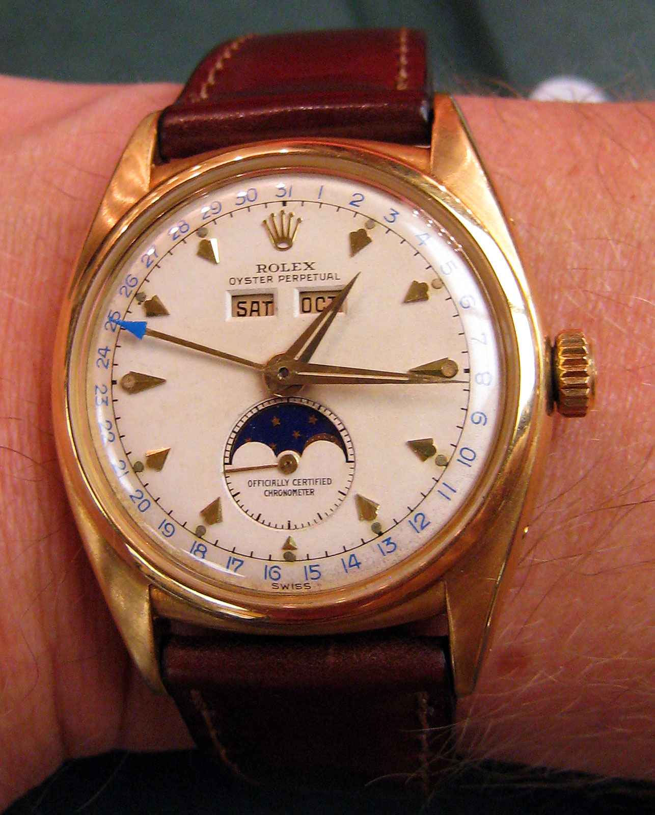 of vintage Rolex watches. I mean it is like going to a Rolex ...