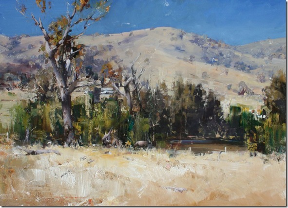 Summer Landscape-Ken-Knigth-ENKAUSTIKOS