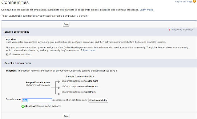 Customer Community Step 1