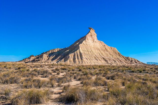 Bardenas Reales, cabezos, España, Navarra