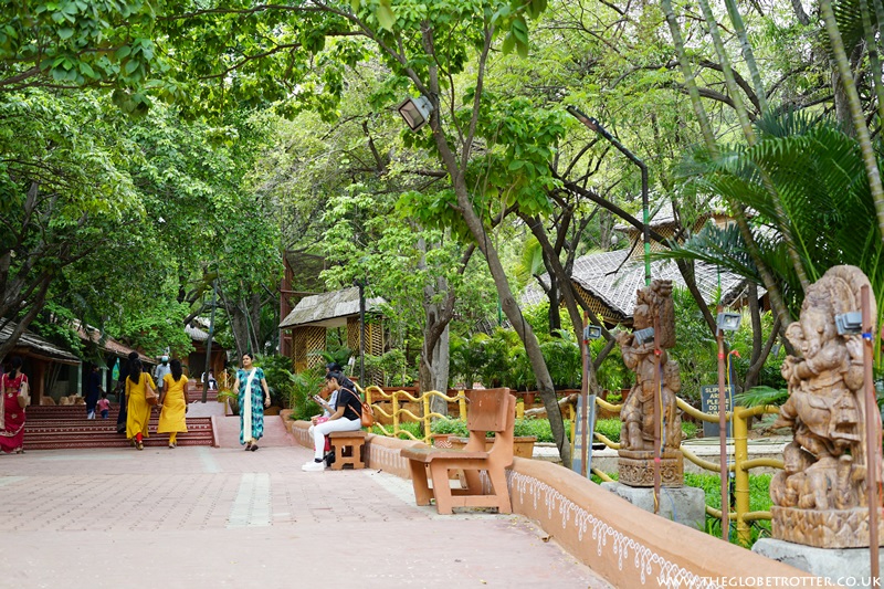 Recreational areas at Shilparamam