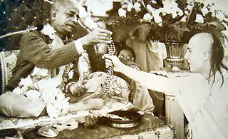 Prabhupada Bestows Deathlessness by Initiation