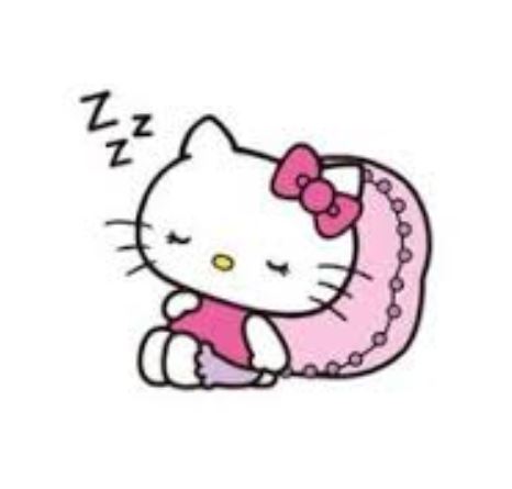 GAMBAR HELLO KITTY TIDUR Sleeping Hello Kitty So Cute Pics 