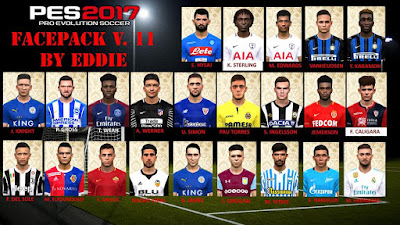 PES 2017 Facepack vol 11 by Eddie Facemaker