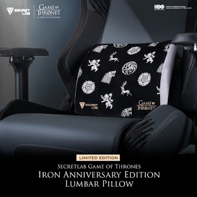 Secretlab Game of Thrones Iron Anniversary Edition Lumbar Pillow