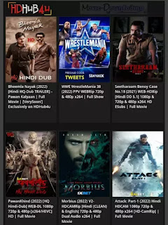 HDHub4u com | Download Movies In 360p 720p 1080p And HD For Free