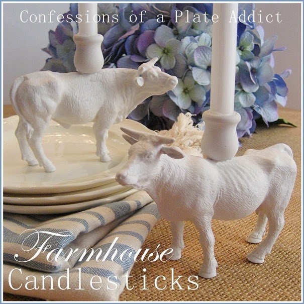 CONFESSIONS OF A PLATE ADDICT DIY Farmhouse Candlesticks