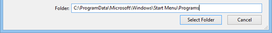 C:\ProgramData\Microsoft\Windows\Start Menu\Programs