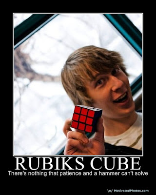 Rubiks Cube Demotivational Poster