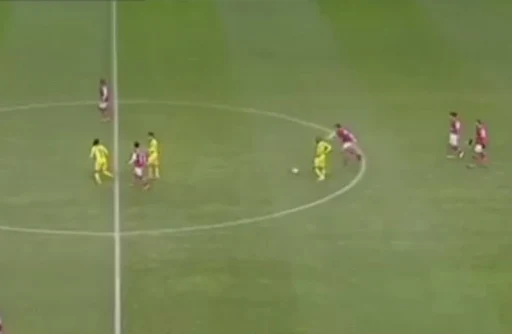 Braga midfielder Hugo Viana shoots to score from his own half against Portimonense