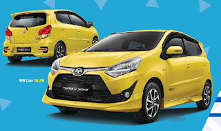 Harga Mobil Toyota Agya di Bandung