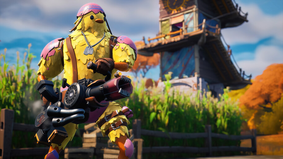 Fortnite Cluck Chapter 2 Season 6 Battle Pass Skin Wallpaper 4k 7 3366