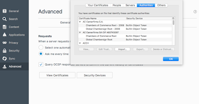 Cara Import/Intercept SSL "root-public.crt" HandyCache di Mozilla Firefox