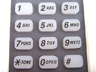 Use the telephone dial pad to