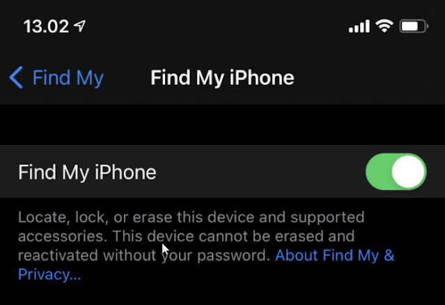 How to Enable Find My iPhone Feature