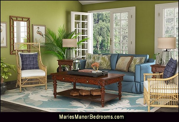 tropical themed home decor bamboo decor rattan furniture coastal decor