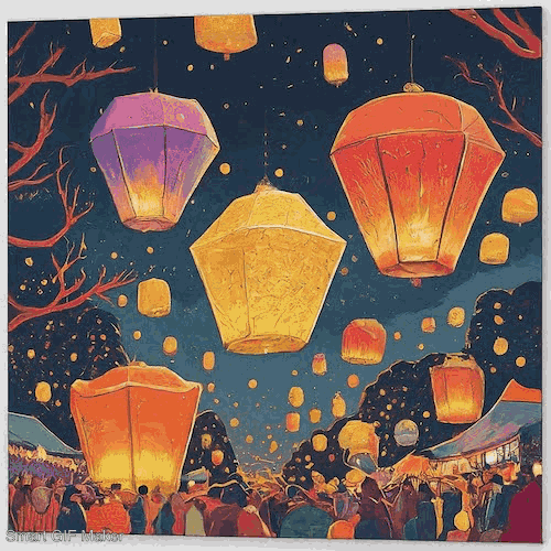 Lantern Festival Animation Card