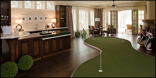 Golf Man Cave Ideas