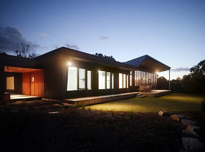 The Dark House designed by Opat Architects
