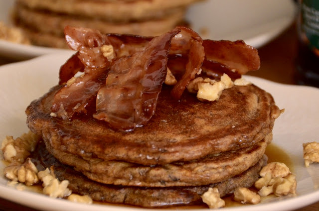 CARROT CAKE SOURDOUGH PANCAKES