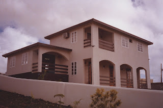 Our house in Barbados, view from the front