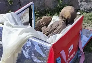 Experts say the mummy is between 600 and 800 years old