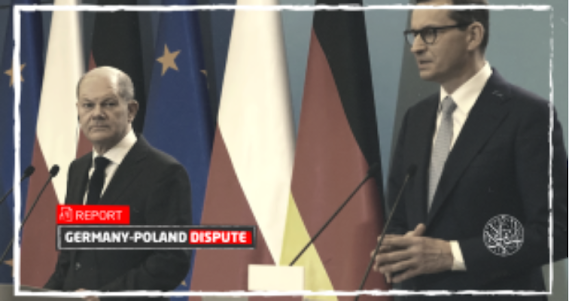Poland Germany dispute European Union EU reparations war crimes Nazi geopolitics revanchism ambition discord