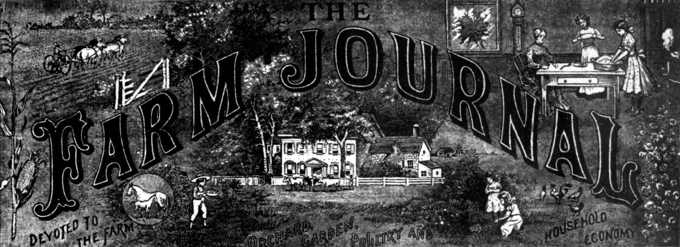 The Farm Journal masthead, June 1904