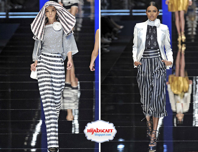 Runway Invasion : Nautical - Hijab Scarf