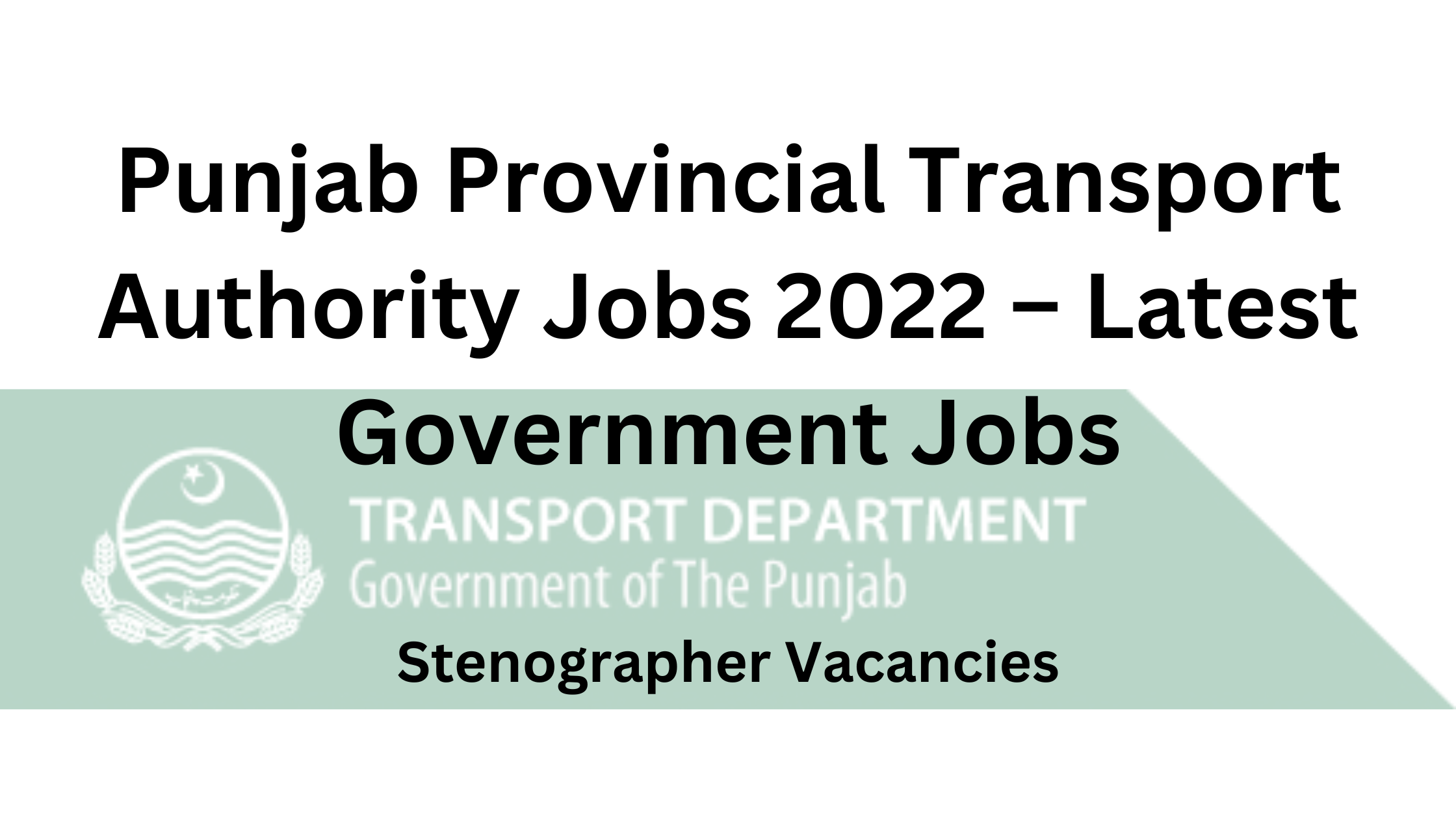 PPTA Jobs 2022 – Latest Government Jobs