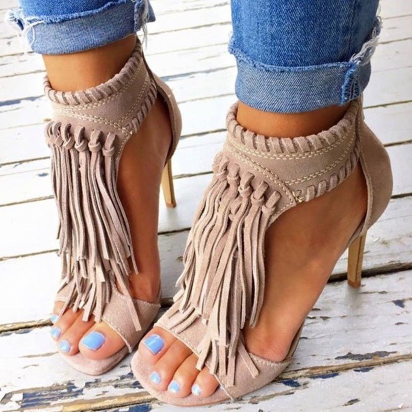 Fringe Sandals Heels - fringe sandals Nordstrom