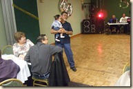 Mike and grandson and Sandates in the foreground