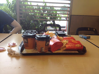 Our McDonald's lunch