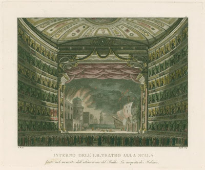 Interno dell' I. R. Teatro alla Scala