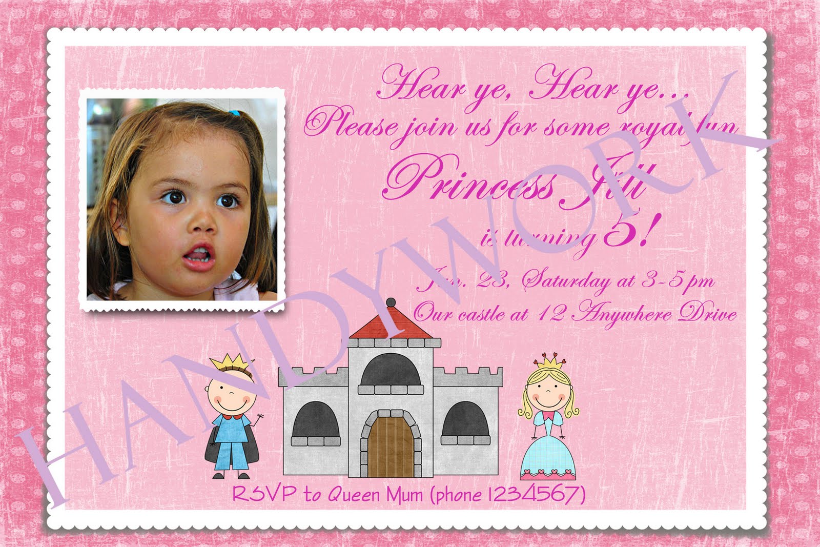 sample invitation card