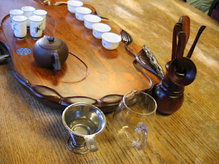 photo of Chinese tea ceremony equipment