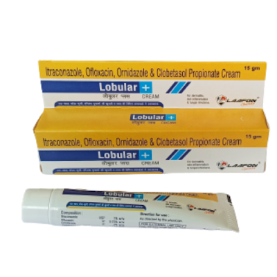 Itraconazole Ofloxacin Ornidazole & Clobetasol propionate Cream | Lobular Plus
