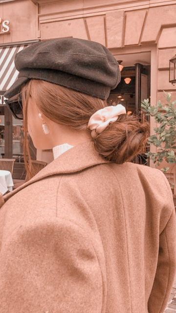 scrunchies-hat-bun-brown-hair-styles-a-simple-blogger-catholic