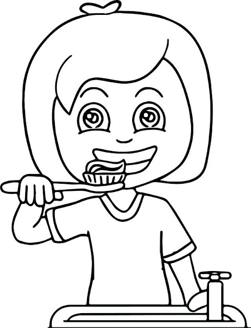 Best free images for teeth coloring page. Download it for free